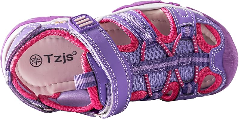 Girls Boys Sandals Kids Closed Toe Outdoor Hiking Sandal Lightweight
