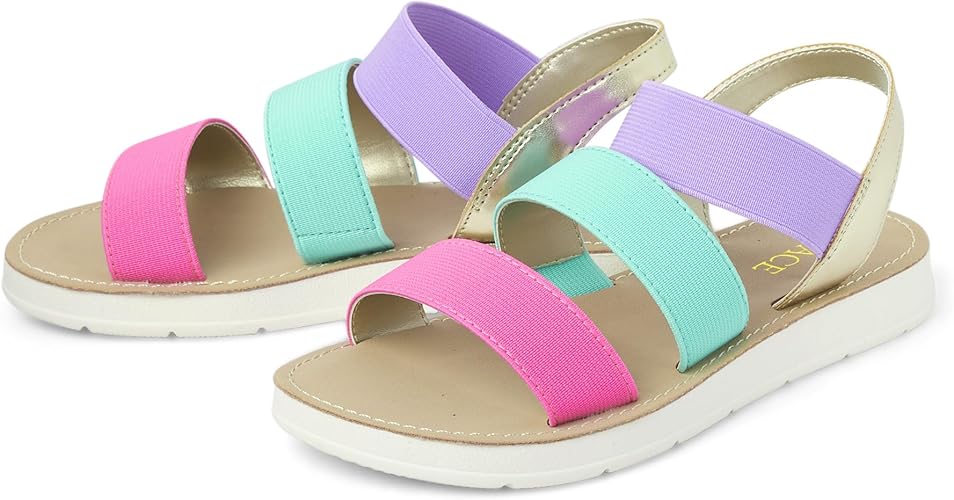 The Children's Place Girl's Elastic Band Sandals