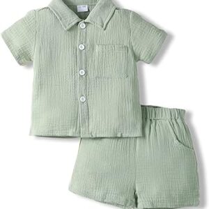 Renotemy Toddler Baby Boy Clothes Little Kid Shorts Sets